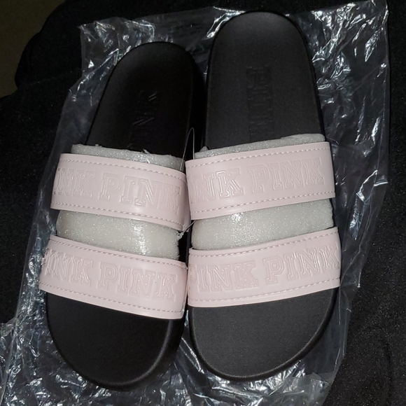 PINK VICTORIA'S SECRET SLIDES light pink - Picture 8 of 8